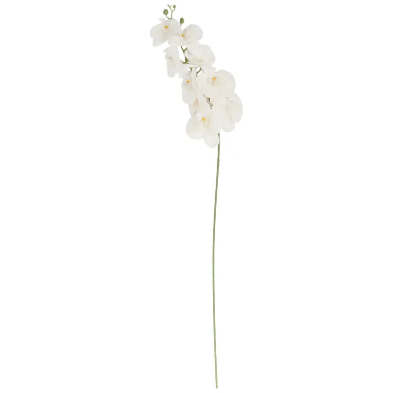 STORCZYK Sztuczne Kwiaty Do Wazonu GAŁĄZKA ORCHIDEI 100 cm - Biała