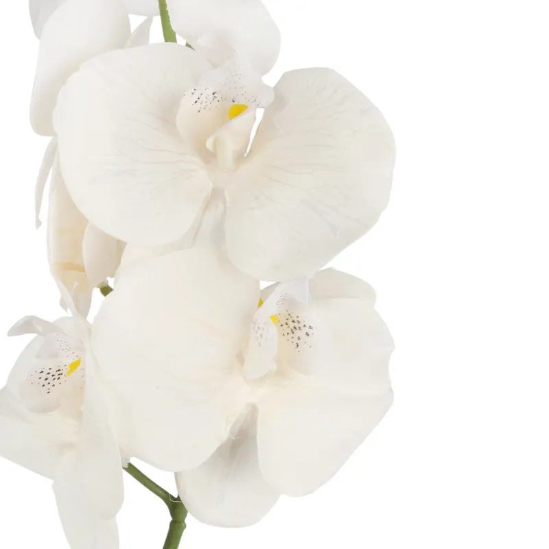 STORCZYK Sztuczne Kwiaty Do Wazonu GAŁĄZKA ORCHIDEI 100 cm - Biała