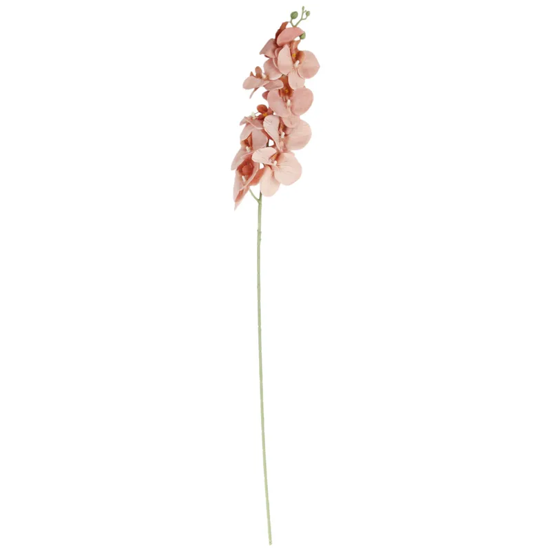 STORCZYK Sztuczne Kwiaty Do Wazonu GAŁĄZKA ORCHIDEA Jasno 100 cm - Brązowa