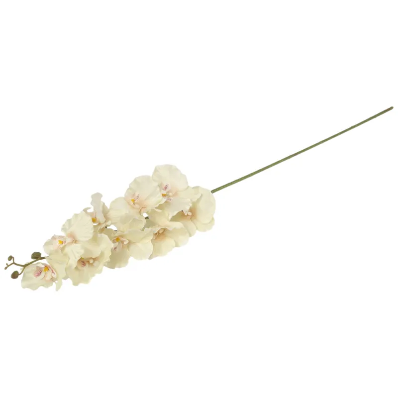 Storczyk Orchidea Gałązka 9 Kwiatów 105 cm - Kremowa