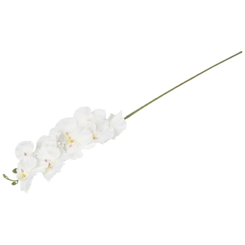 Storczyk Orchidea Gałązka 9 Kwiatów 105 cm - Biała