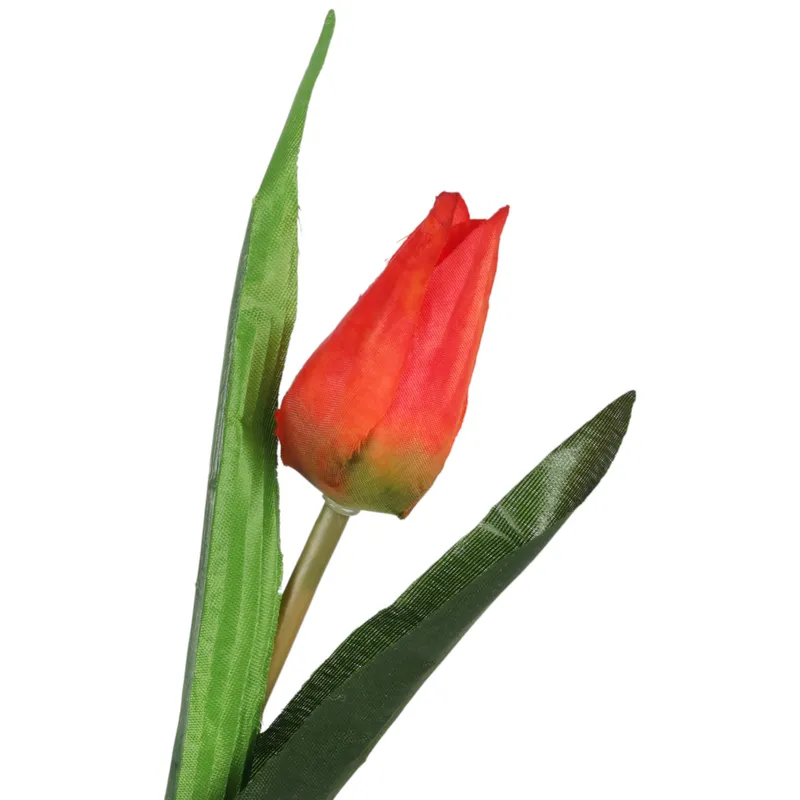 TULIPAN KWIAT SZTUCZNY Do Wazonu 40 cm - Pomarańczowy