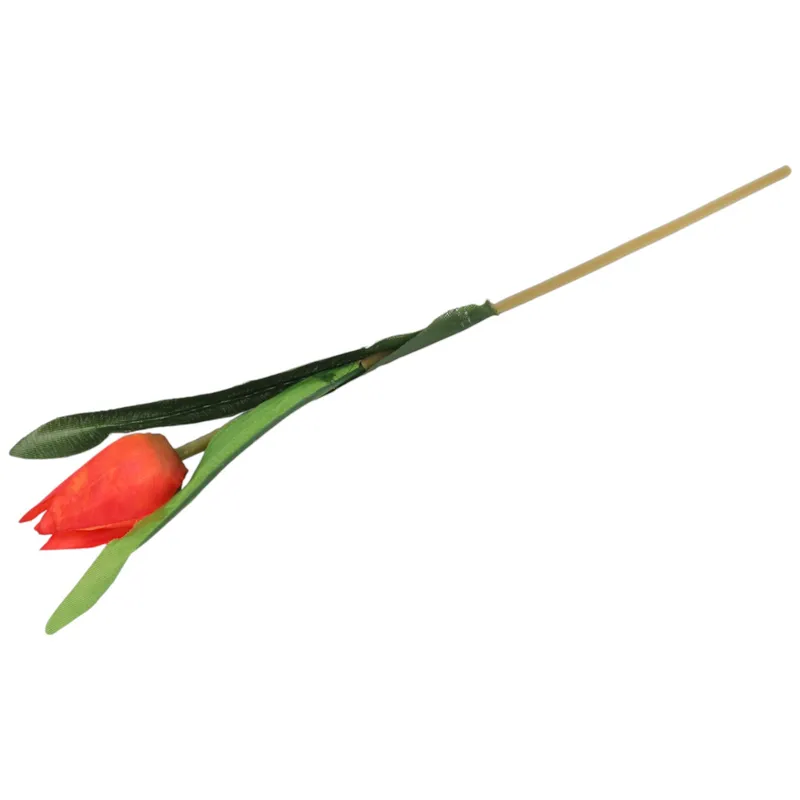 TULIPAN KWIAT SZTUCZNY Do Wazonu 40 cm - Pomarańczowy