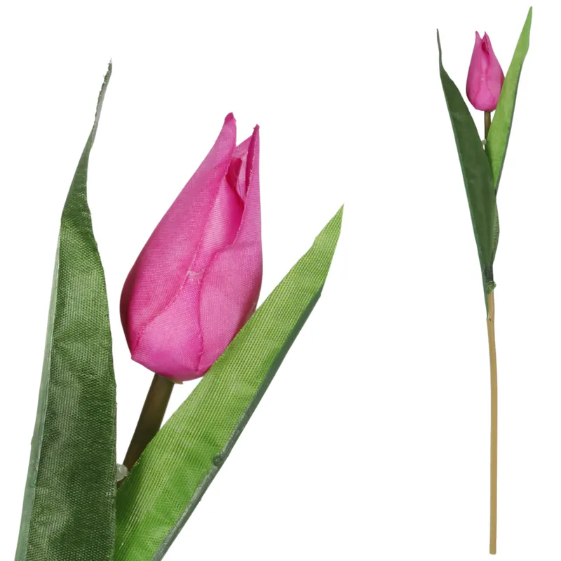 TULIPAN KWIAT SZTUCZNY Do Wazonu 40 cm - Różowy
