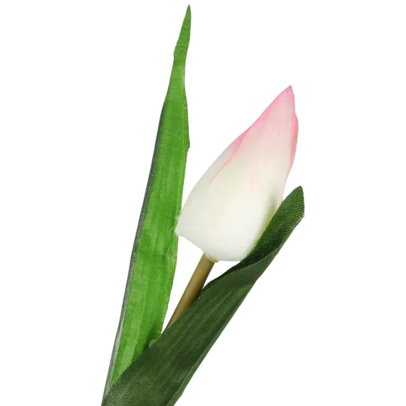 TULIPAN KWIAT SZTUCZNY Do Wazonu 40 cm - Biały