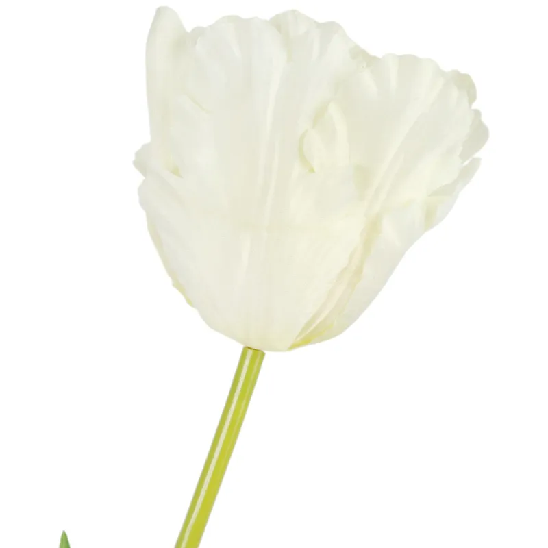 TULIPAN KWIAT SZTUCZNY Do Wazonu 65 cm - Biały