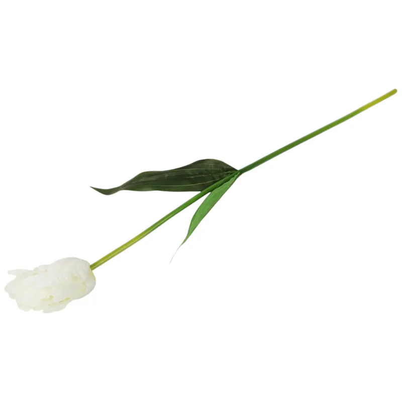 TULIPAN KWIAT SZTUCZNY Do Wazonu 65 cm - Biały