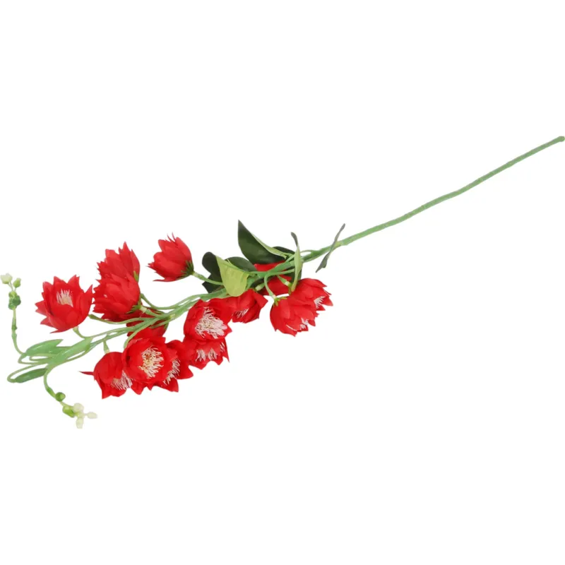 DZWONKI KWIAT SZTUCZNY Do Wazonu 85 cm - Czerwony