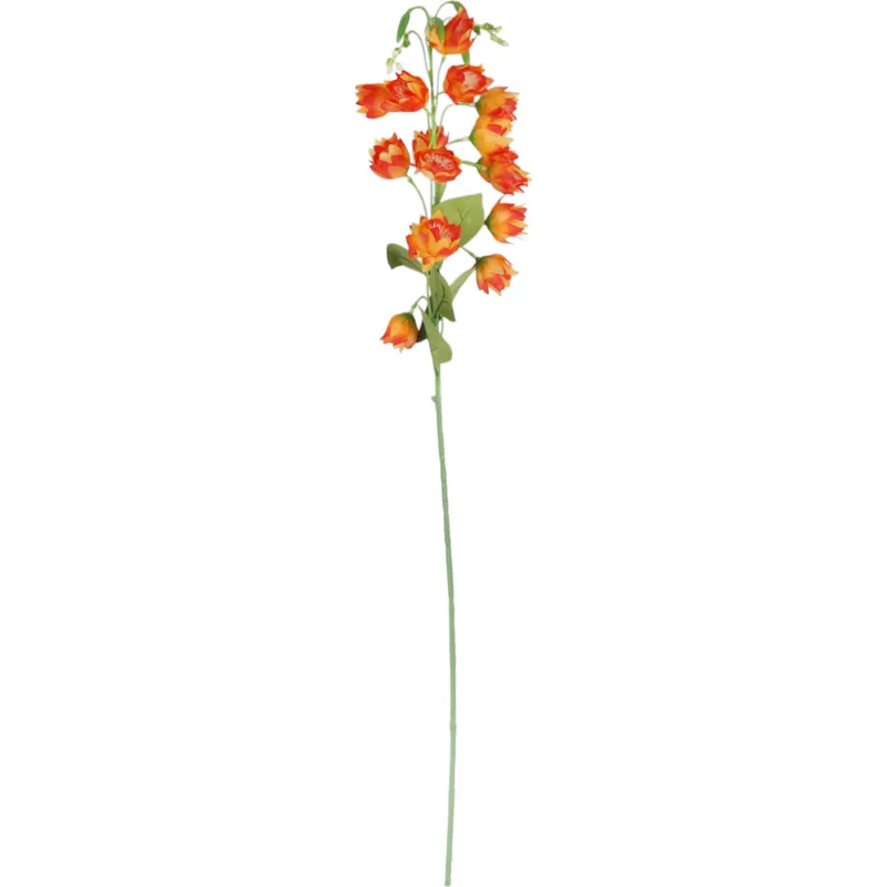 DZWONKI KWIAT SZTUCZNY Do Wazonu 85 cm - Pomarańczowy