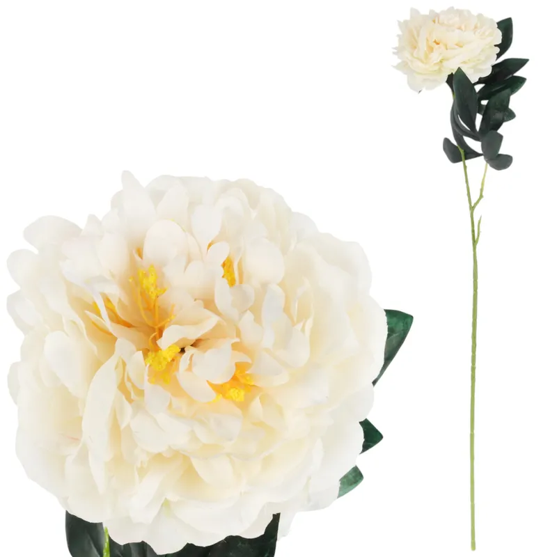 PIWONIA KWIAT SZTUCZNY Do Wazonu Rózowa PEONIA 72 cm
