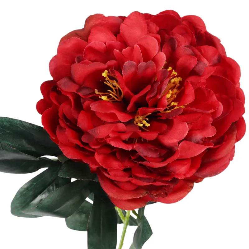 PIWONIA KWIAT SZTUCZNY Do Wazonu PEONIA 72 cm - Czerwona