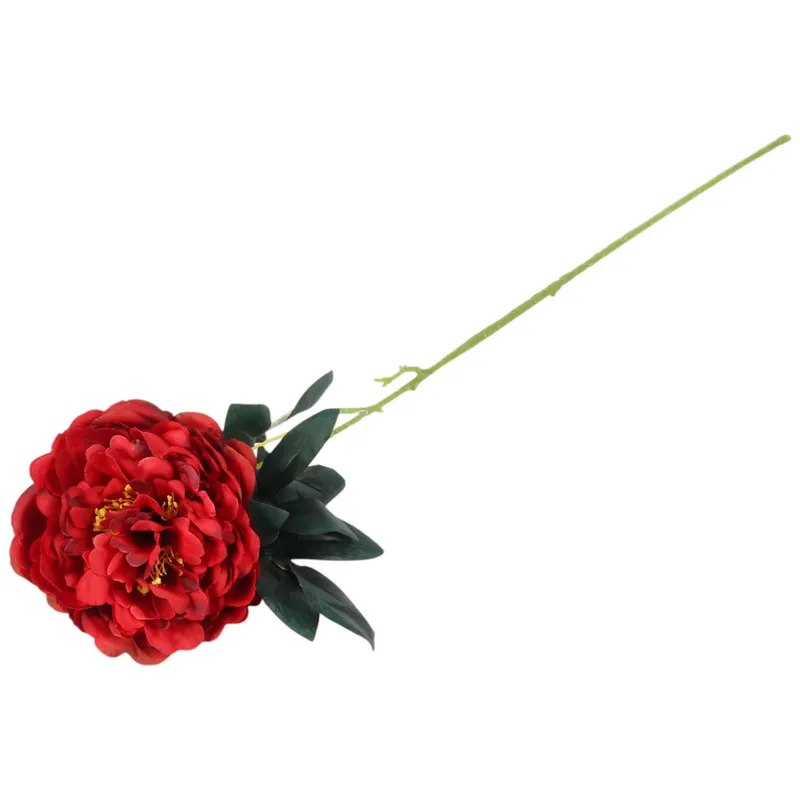 PIWONIA KWIAT SZTUCZNY Do Wazonu PEONIA 72 cm - Czerwona