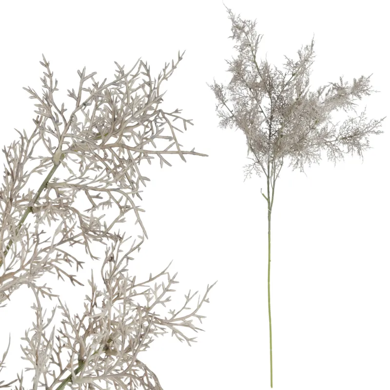 TAWUŁKA ASTILBE Sztuczna Gałązka Dodatek Do Kompozycji 94 cm - Szara