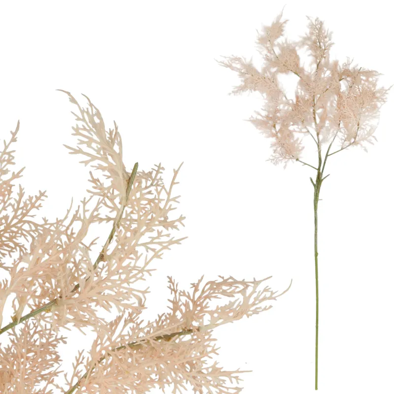 TAWUŁKA ASTILBE Sztuczna Gałązka Dodatek Do Kompozycji Łososiowa 94 cm