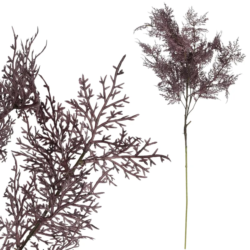 TAWUŁKA ASTILBE Sztuczna Gałązka Dodatek Do Kompozycji 94 cm - Bordowa