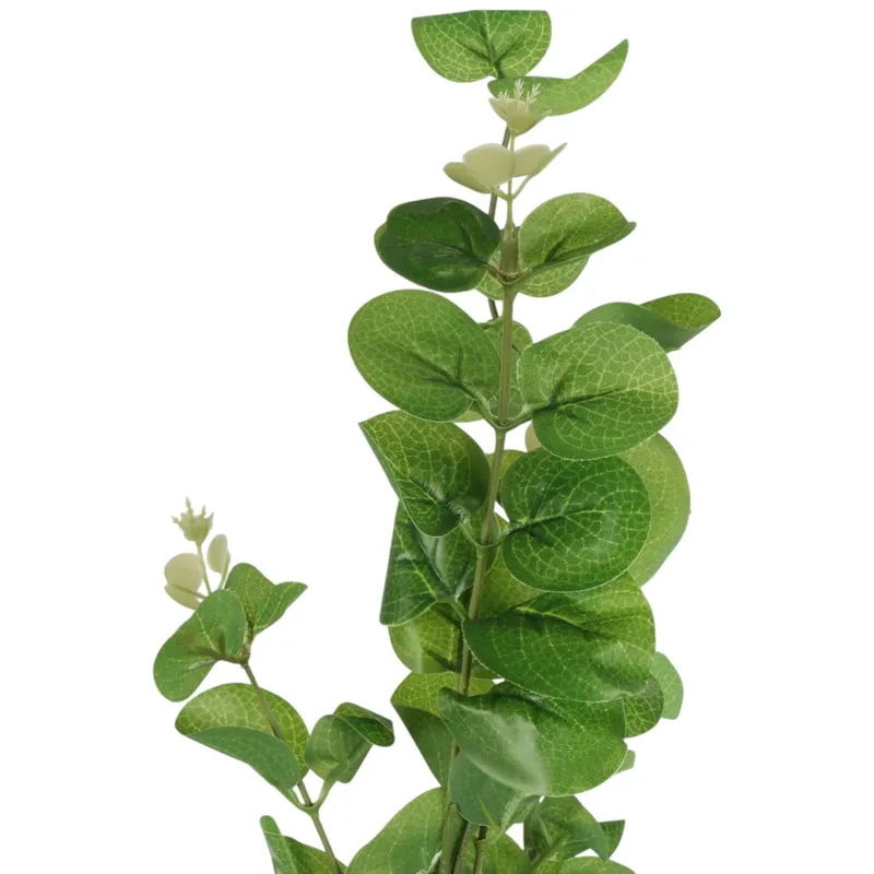 EUKALIPTUS GAŁĄZKA SZTUCZNA Dodatek Do Kompozycji 90 cm - Zielony