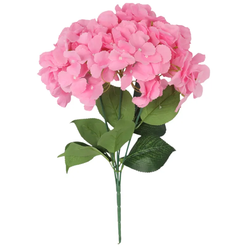 BUKIET HORTENSJI 46 cm - Różowy