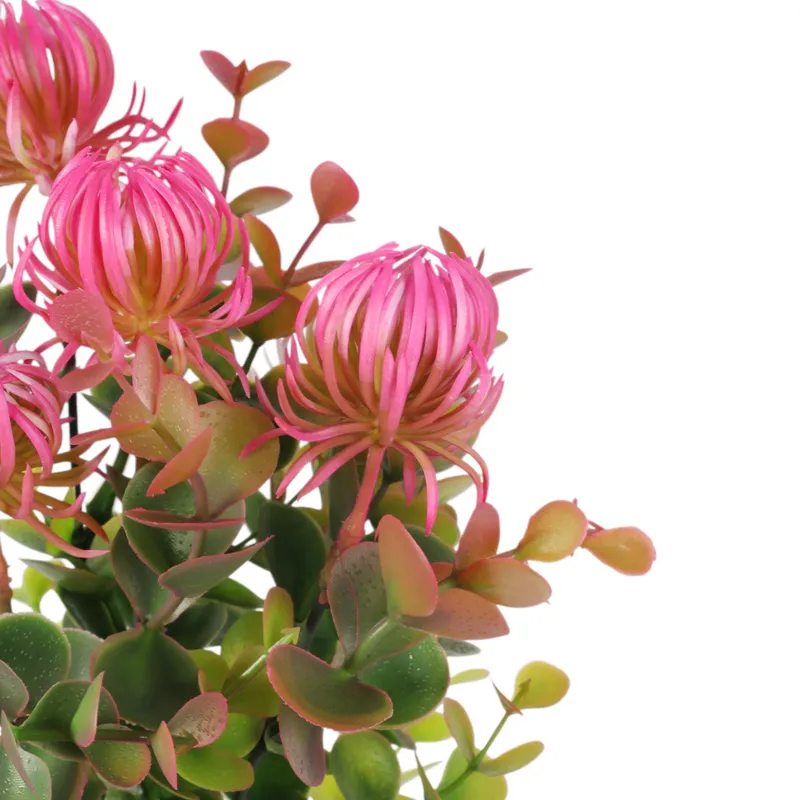 PROTEA BUKIET SZTUCZNY Dodatek Do Kompozycji 32 cm - Różowy