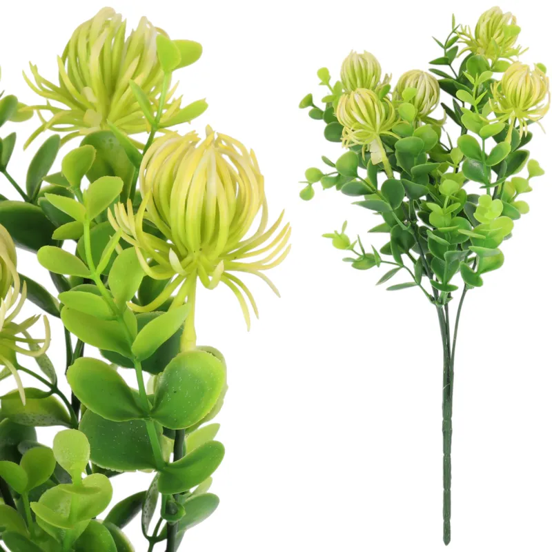 PROTEA BUKIET SZTUCZNY Dodatek Do Kompozycji 32 cm - Zielony