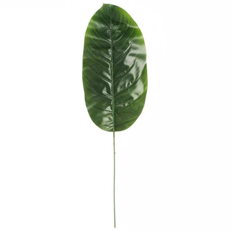 Sztuczne Liście Bananowiec Gałązka Liście Do Bukietów 48 cm