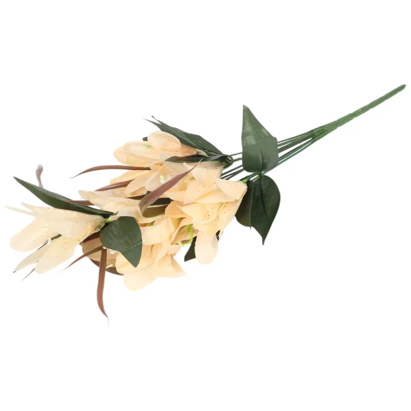 BUKIET 9 LILII 57 cm - Kremowy