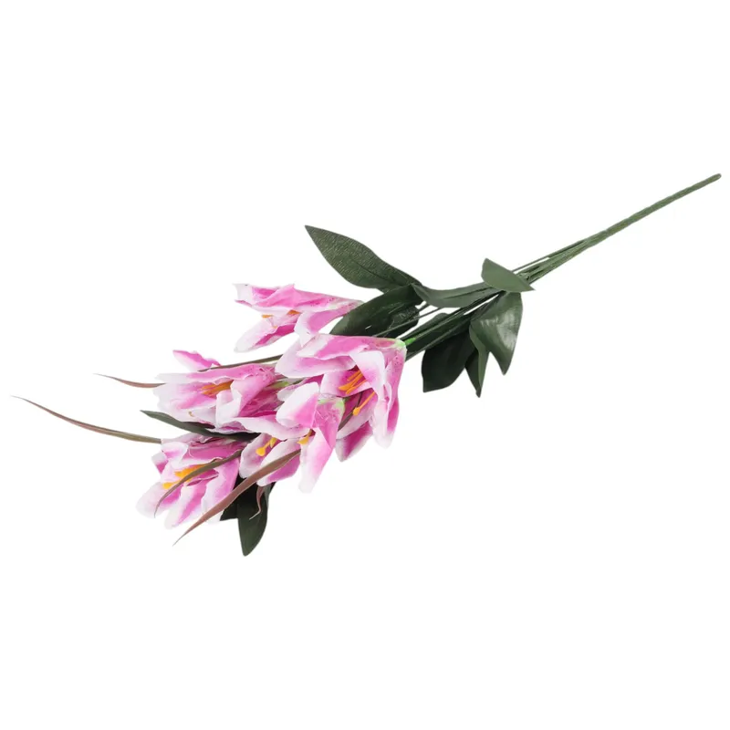 BUKIET 9 LILII 57 cm - Fioletowy