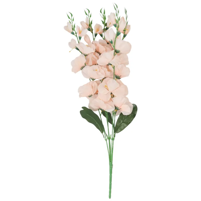 BUKIET 5 GAŁĄZEK MIECZYKÓW Łososiowy GLADIOLA 67 cm