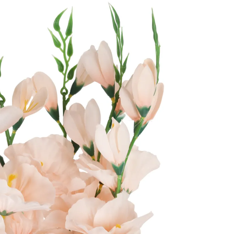 BUKIET 5 GAŁĄZEK MIECZYKÓW Łososiowy GLADIOLA 67 cm