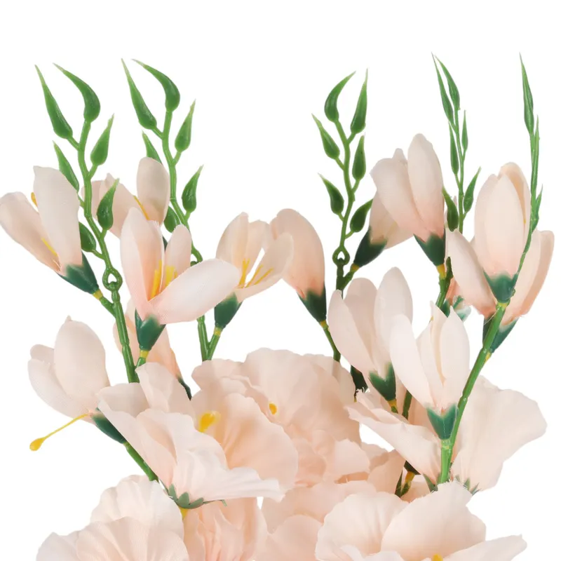 BUKIET 5 GAŁĄZEK MIECZYKÓW Łososiowy GLADIOLA 67 cm
