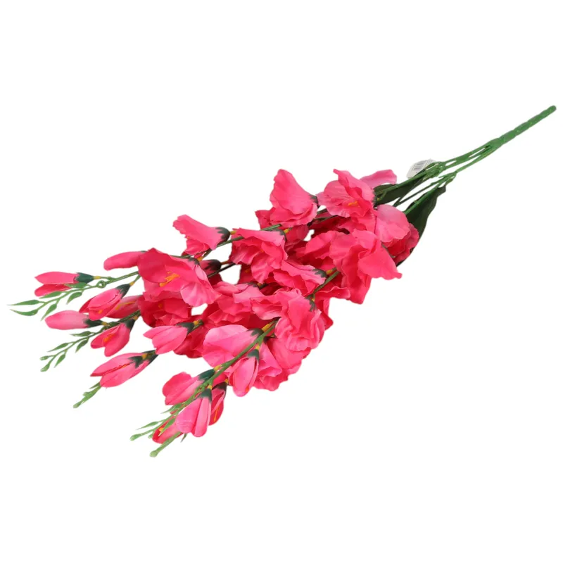 BUKIET 5 GAŁĄZEK MIECZYKÓW Ciemno-Różowy GLADIOLA 67 cm