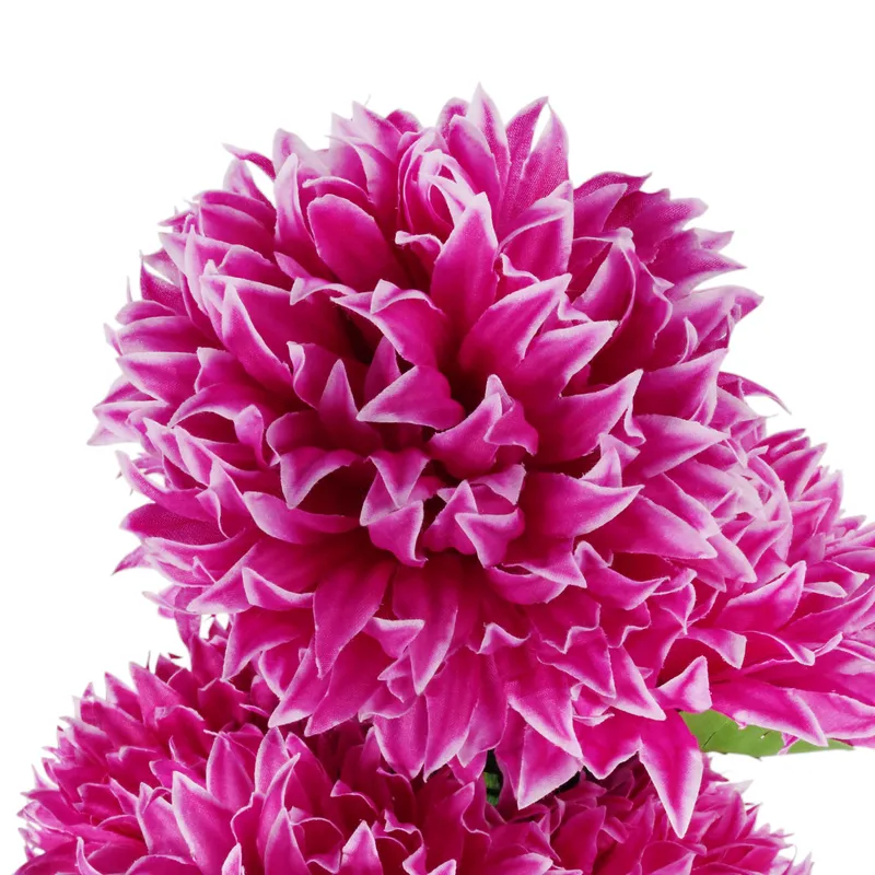 Bukiet 7 Dużych Chryzantem W Kolorze Fioletowym 64 cm