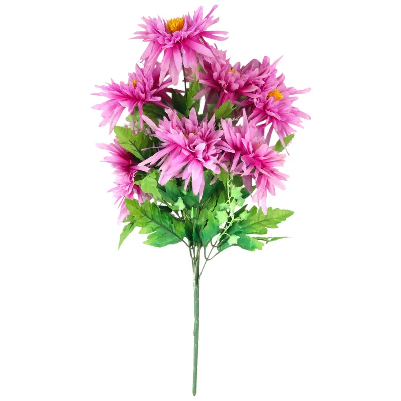 Bukiet 7 Chryzantem 54 cm - FIOLETOWY