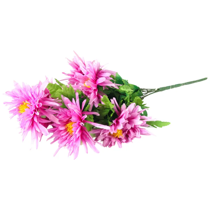 Bukiet 7 Chryzantem 54 cm - FIOLETOWY