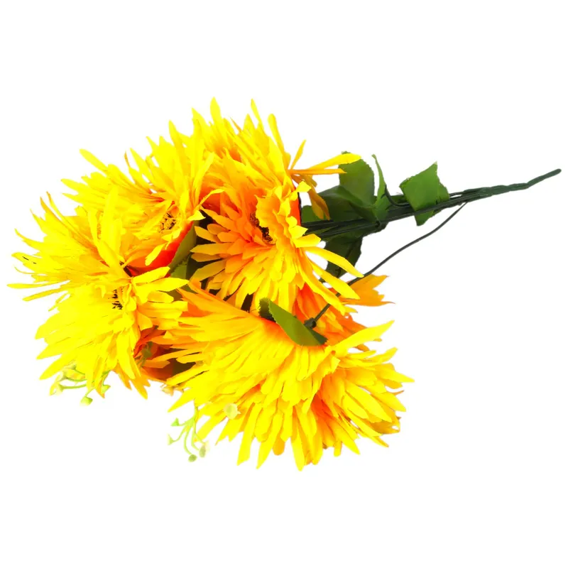 Bukiet 7 Chryzantem 54 cm - POMARAŃCZOWY
