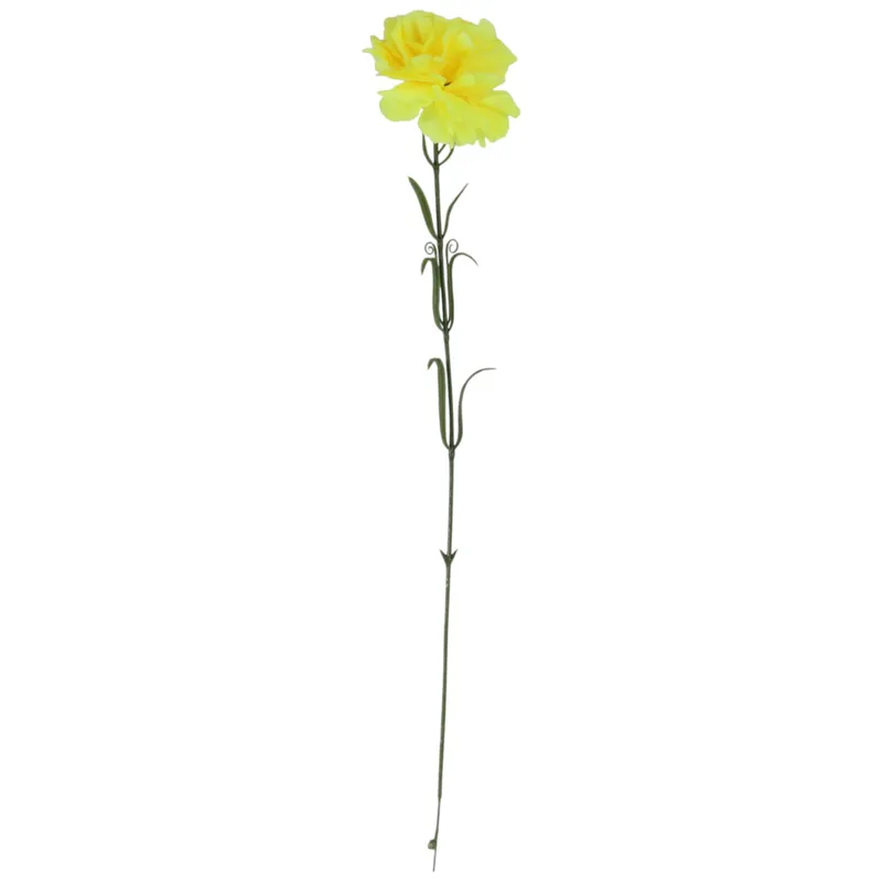 Goździk Pojedynka W Kolorze Żółtym 54 cm