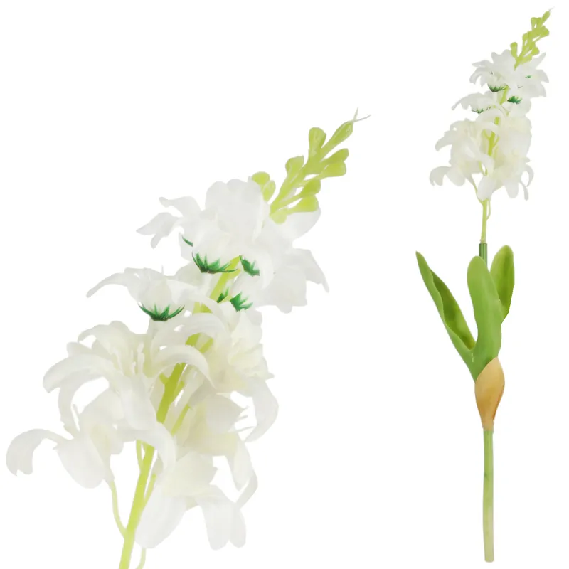 Hiacynt Kwiat Sztuczny 42 cm - Biały