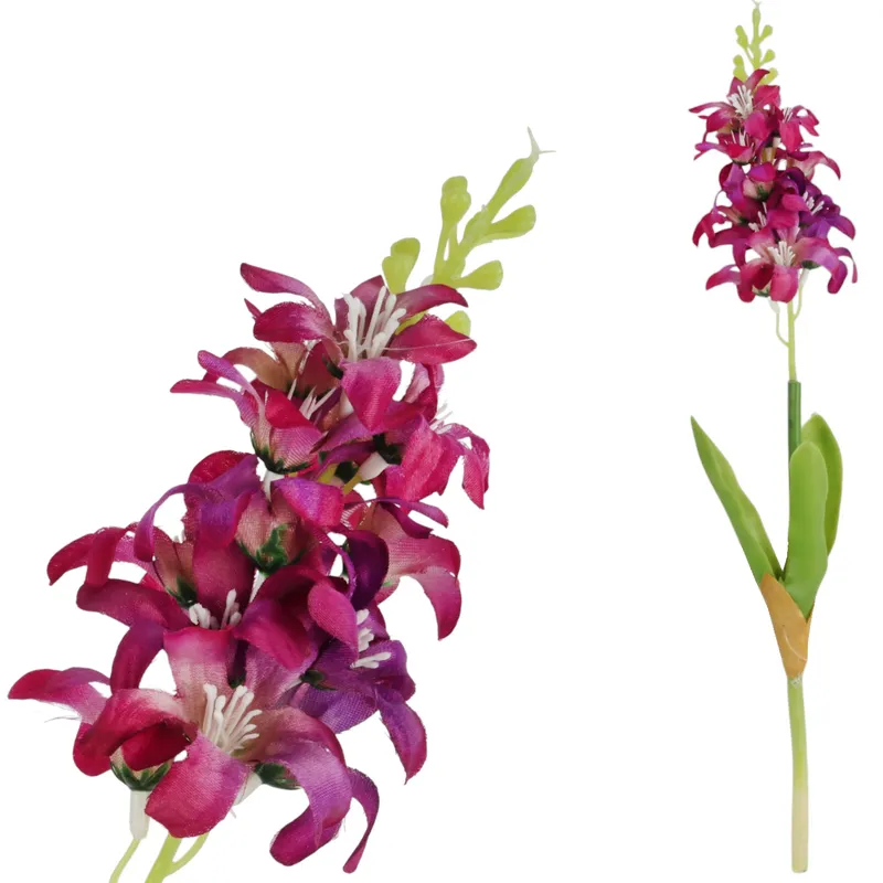 Hiacynt Kwiat Sztuczny 42 cm - Fioletowy