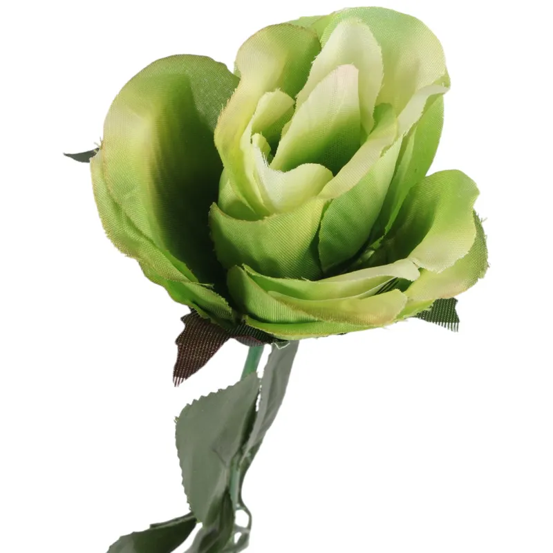 Sztuczna Róża W Pąku Koloru Zielonego – 70 cm