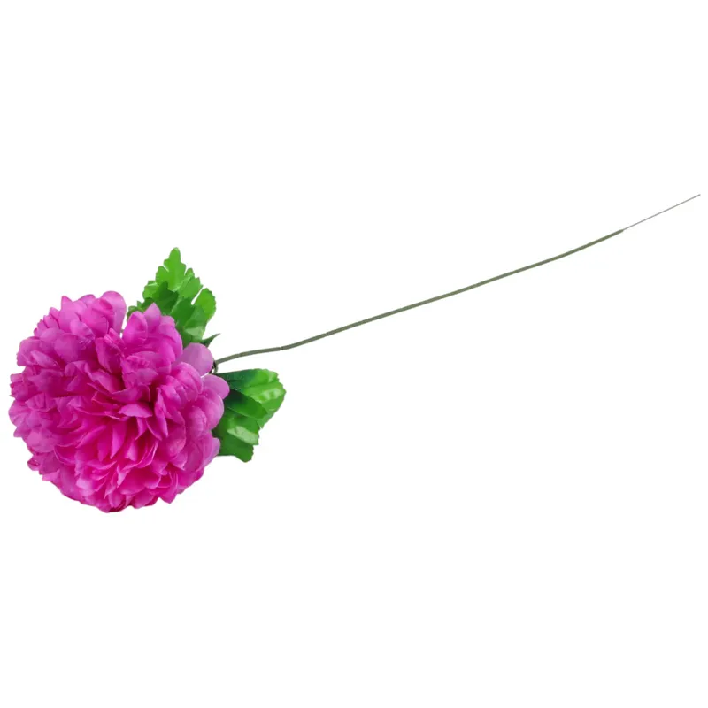 Chryzantema Pojedynczy Kwiat W Kształcie Kuli W Kolorze Jasno-Fioletowym 77 cm