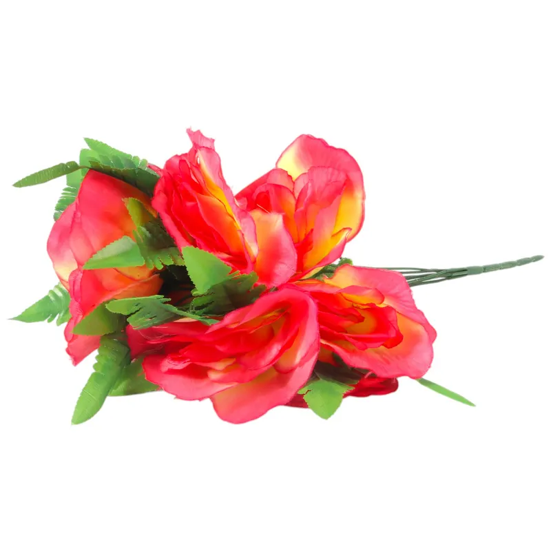 Bukiet 6 RÓŻ W Kolorze Różowym 46 cm