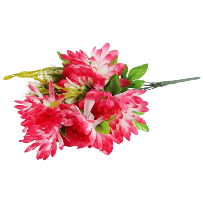 Bukiet 9 Gerber Z Dodatkami 47 cm - RÓŻOWO-BIAŁY