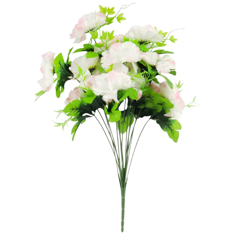 Sztuczny Bukiet 14 Anemonów 54 cm - BIAŁY