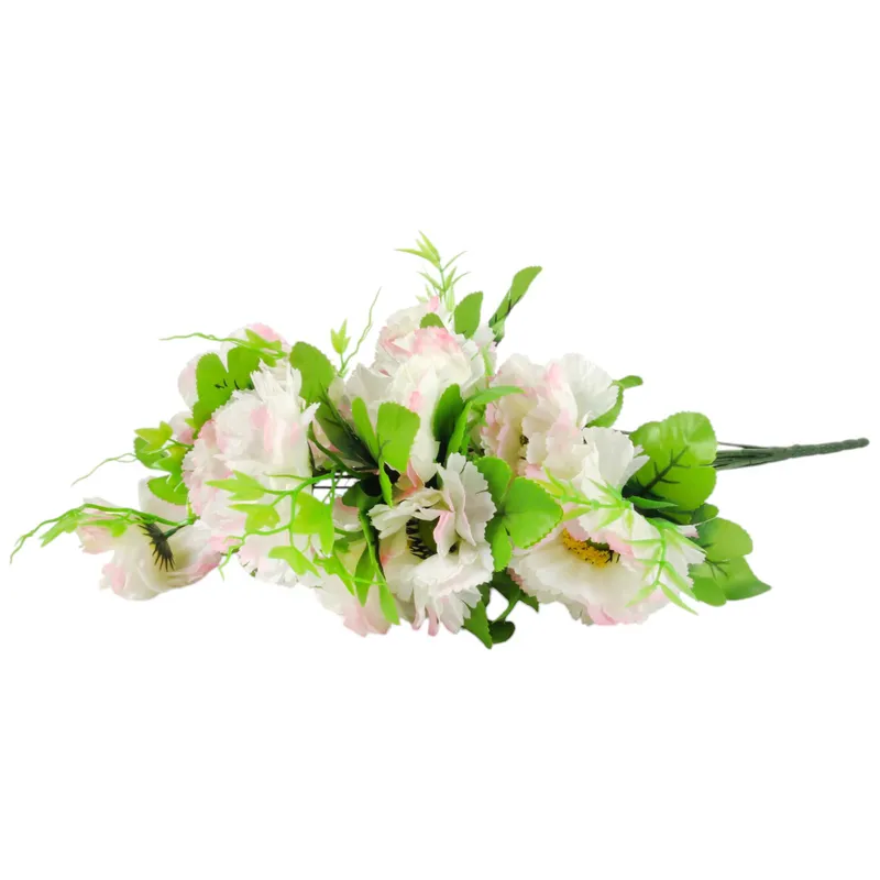Sztuczny Bukiet 14 Anemonów 54 cm - BIAŁY