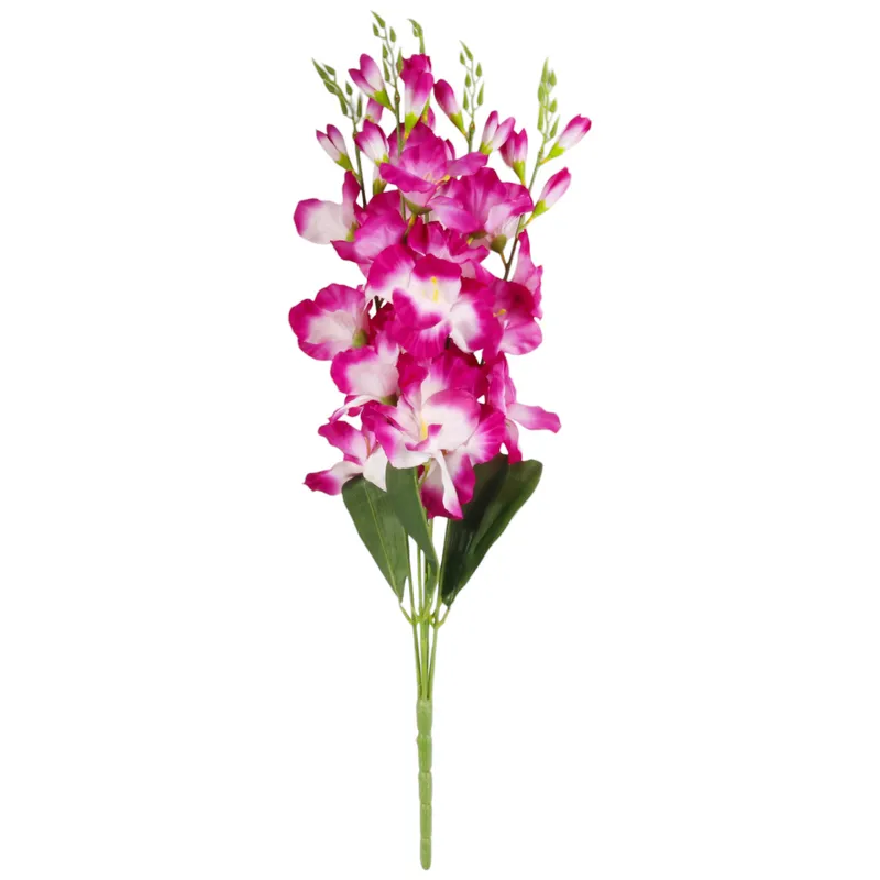BUKIET 5 GAŁĄZEK MIECZYKÓW GLADIOLA 67 cm - Fioletowy