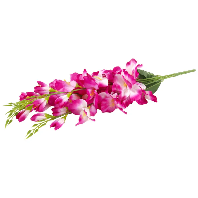 BUKIET 5 GAŁĄZEK MIECZYKÓW GLADIOLA 67 cm - Fioletowy