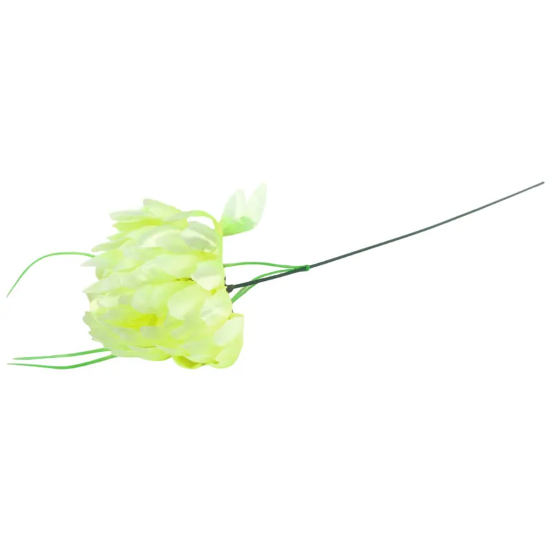 Chryzantema Sztuczna 45 cm – Dekoracja Na Wszystkich Świętych Kolor - Zielony