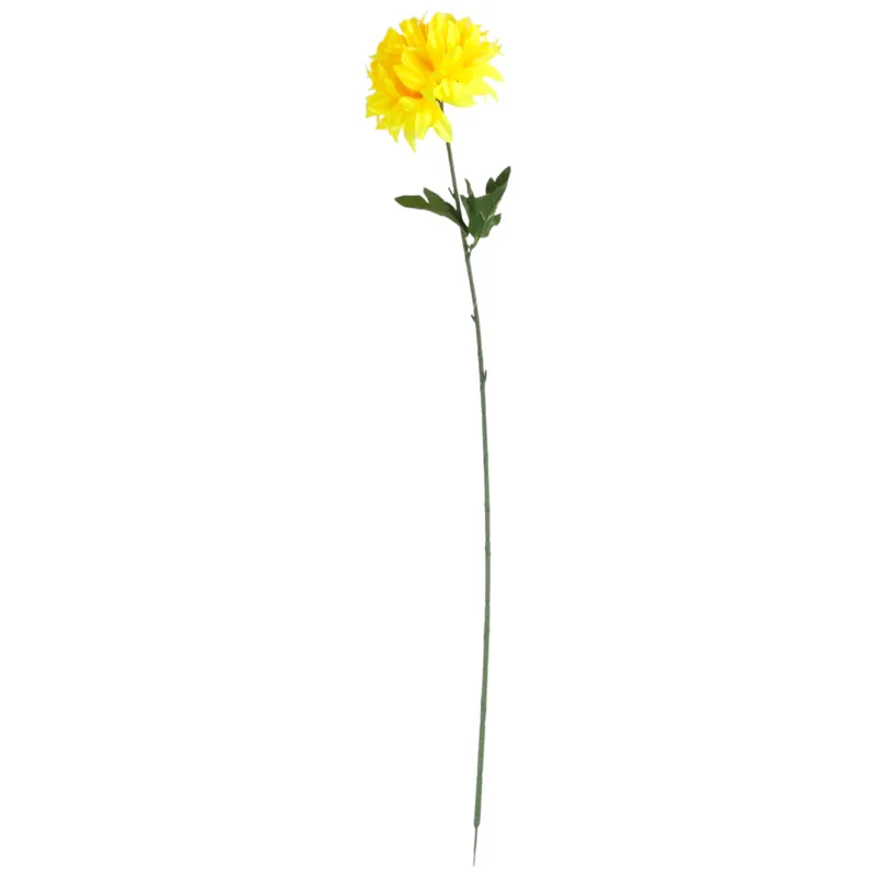 Chryzantema Pojedynka W Kolorze Żółtym 67 cm