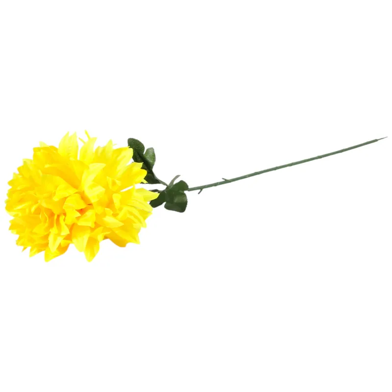 Chryzantema Pojedynka W Kolorze Żółtym 67 cm