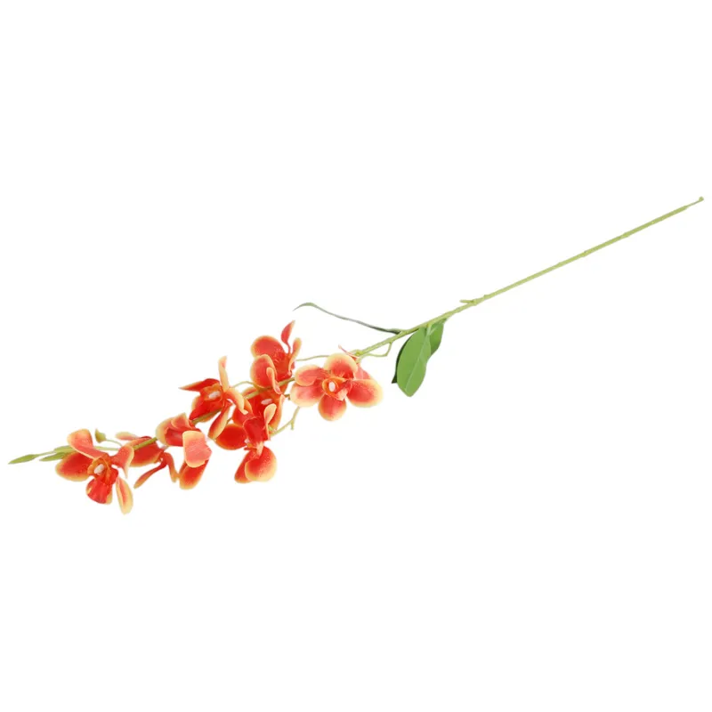 Gałązka Sztucznego Storczyka 84 cm Kolor - Pomarańczowy