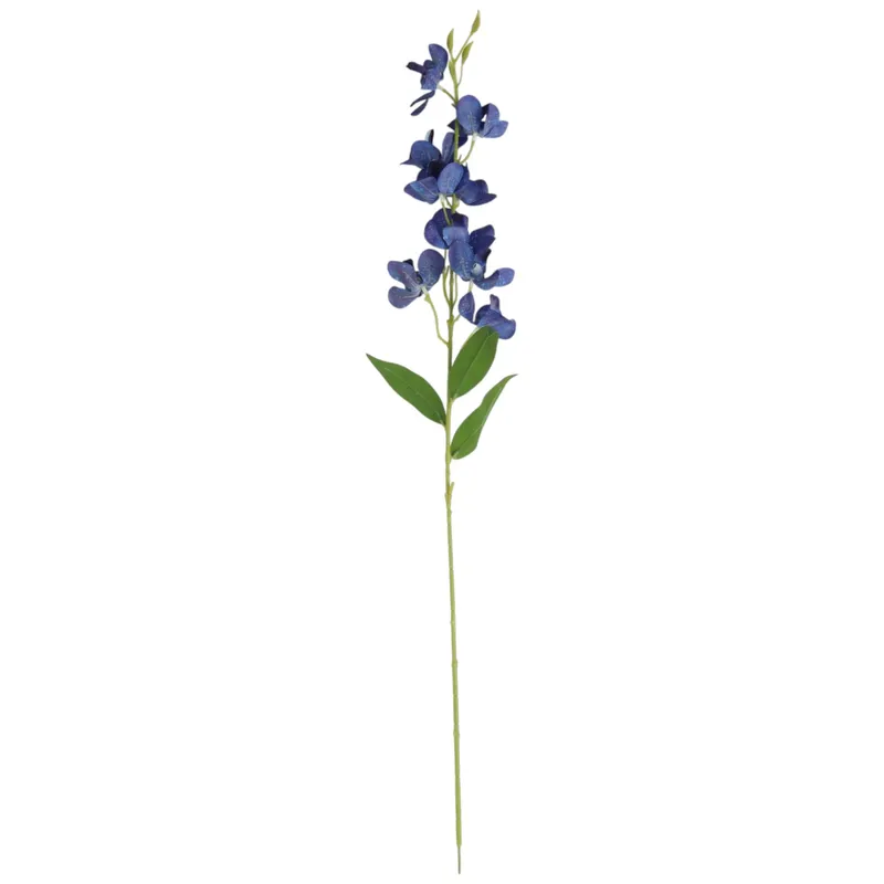 Gałązka Sztucznego Storczyka 84 cm Kolor - Niebieski